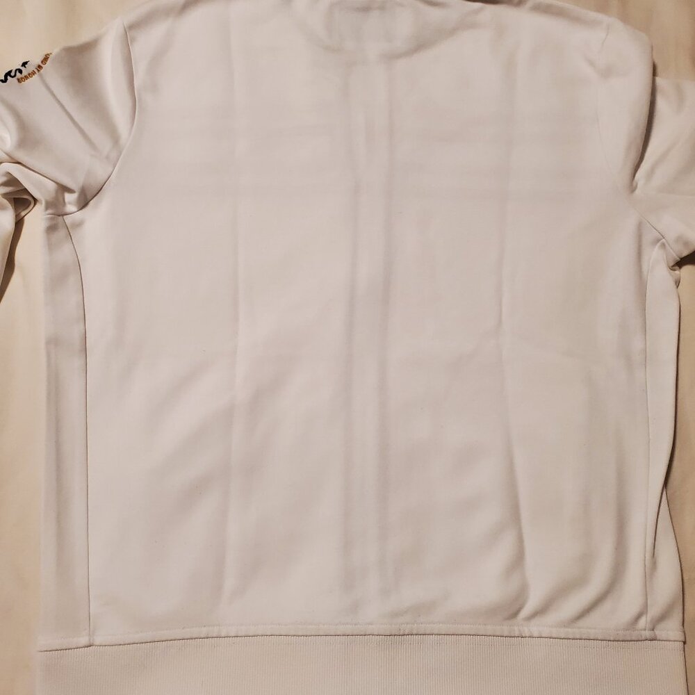 Express White Full Zip Track Jacket Mens Large - Picture 6 of 10